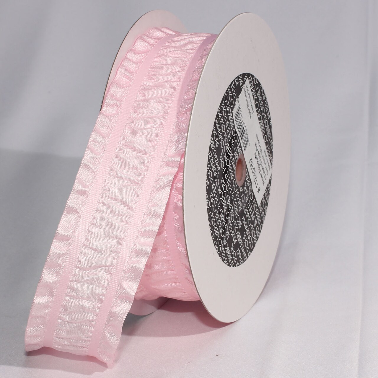 The Ribbon People Pink Woven Edge Ruffles Craft Ribbon 1.5" x 30 Yards